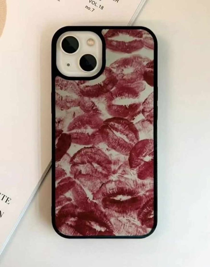 Lipstick Kiss Print Phone Case - Iphone14