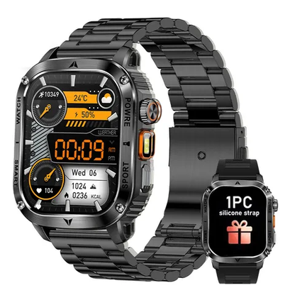 KISHANX X10 Pro Smartwatch – Premium Metal Edition
