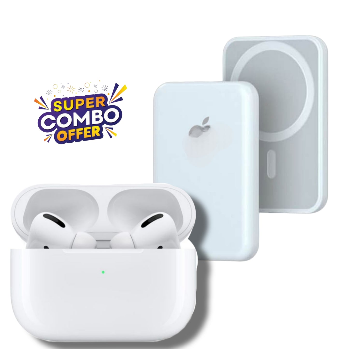 Kishan Pro 2 white + MagSafe Power Combo