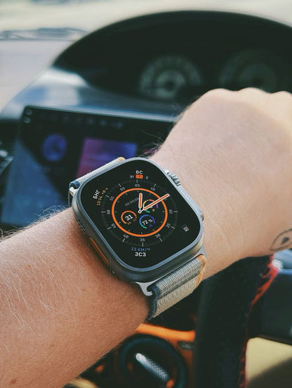 Premium Smart Watch (49mm HD Display) – Bluetooth Calling, Fitness Tracking & Long Battery Life