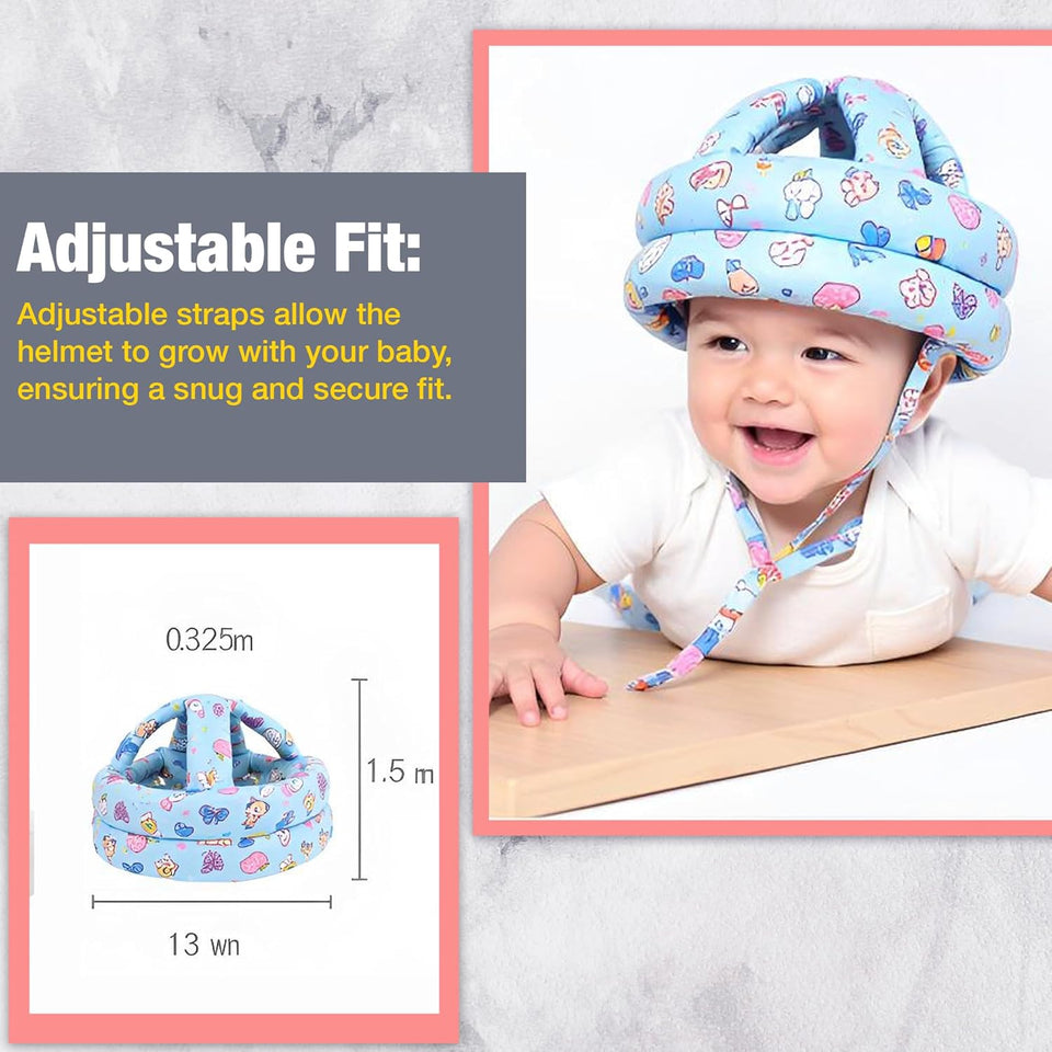 Safe-O-Kid Baby Safety Helmet Blue
