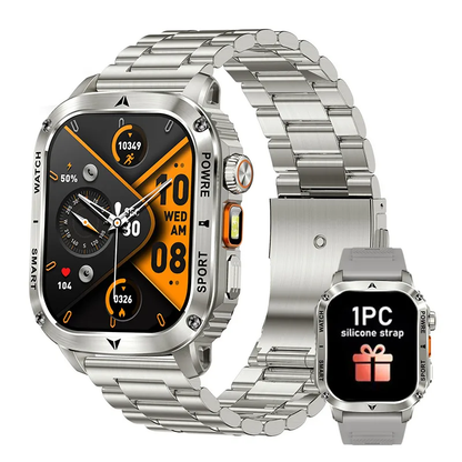 KISHANX X10 Pro Smartwatch – Premium Metal Edition