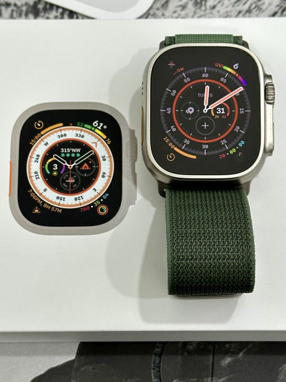 Premium Smart Watch (49mm HD Display) – Bluetooth Calling, Fitness Tracking & Long Battery Life